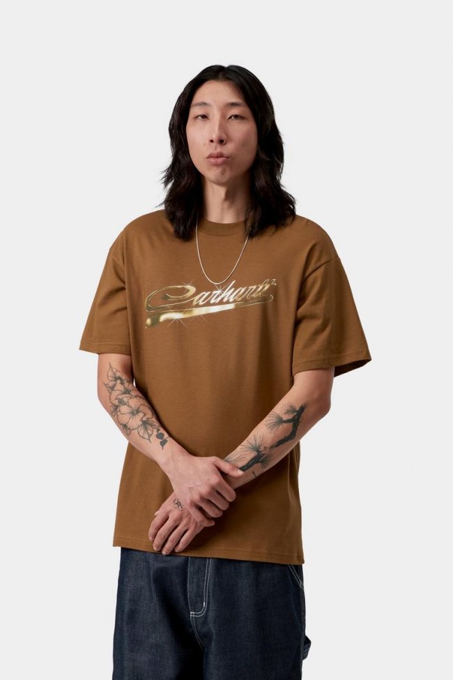 Carhartt S/S Vroooom T-Shirt - Hamilton Brown