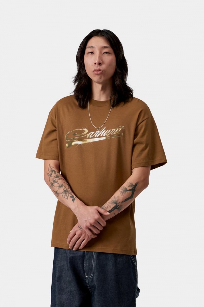 Carhartt S/S Vroooom T-Shirt - Hamilton Brown