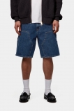 Carhartt Double Knee Short - Blue, Stone washed