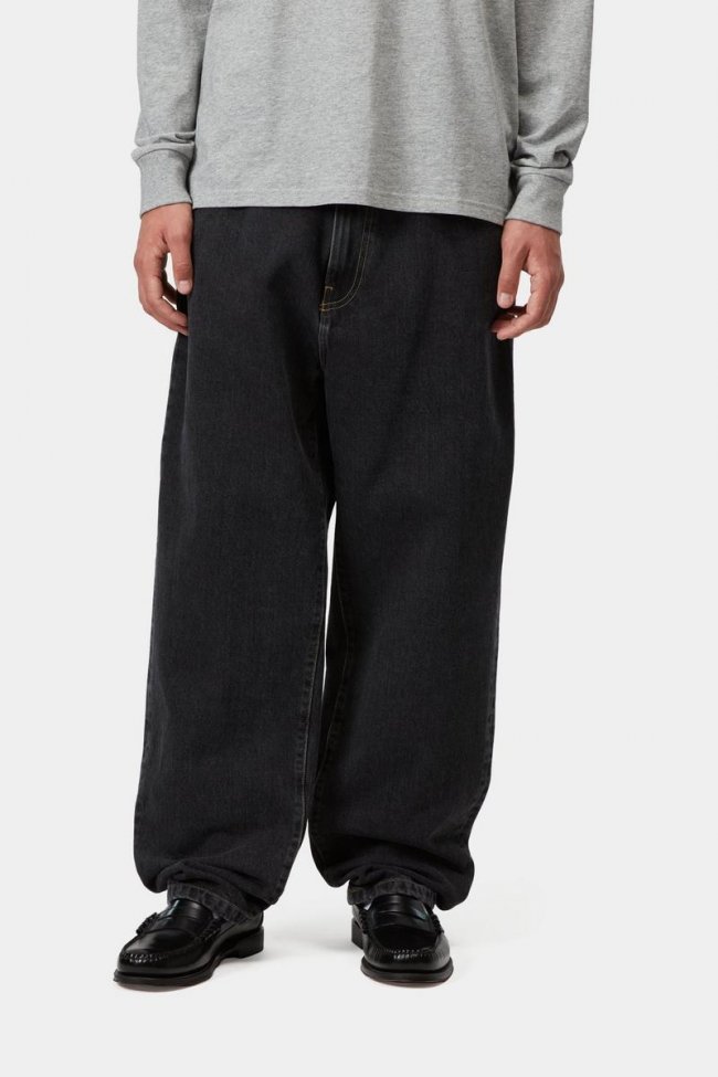 Carhartt Aaron Pant - Black, Stone washed Carhartt Aaron Pant - Black, Stone washed