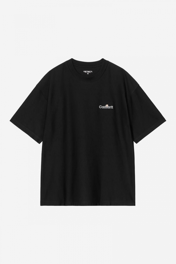 Carhartt S/S WIP Label T-Shirt - Black