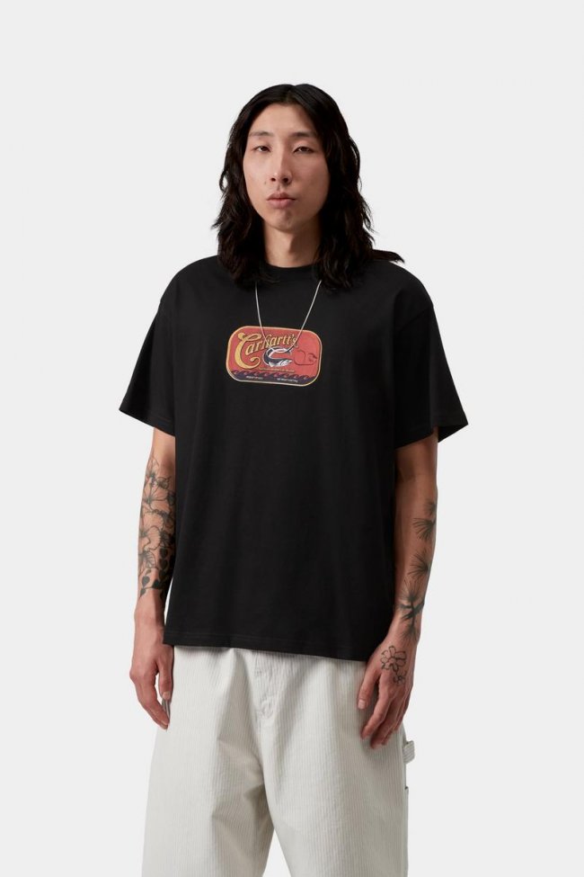Carhartt S/S Sardinas T-Shirt - Black