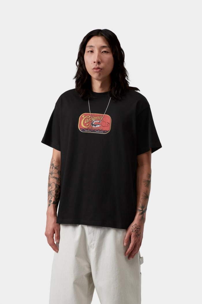 Carhartt S/S Sardinas T-Shirt - Black