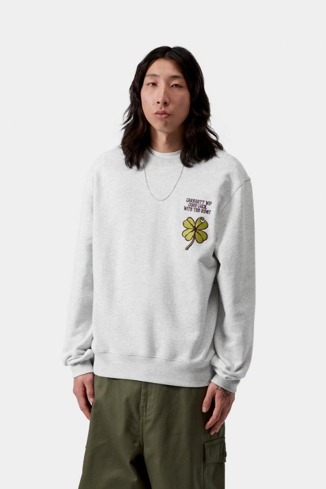 Carhartt Clover Sweatshirt - Ash Heather Carhartt Clover Sweatshirt - Ash Heather