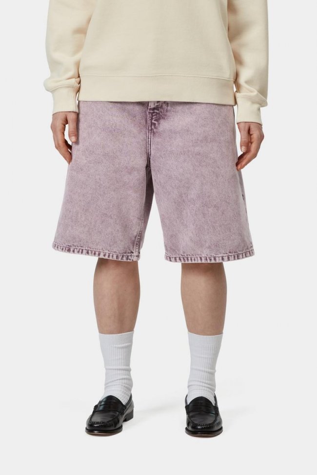 Carhartt Brandon Short - Cozy Purple, Chalk wash