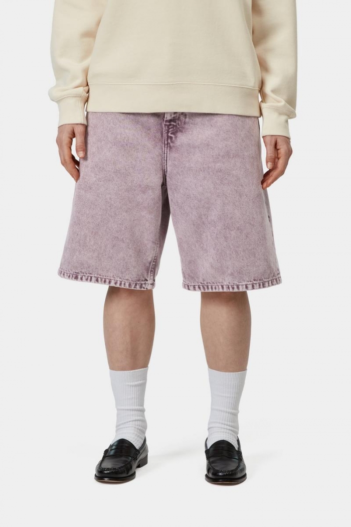 Carhartt Brandon Short - Cozy Purple, Chalk wash