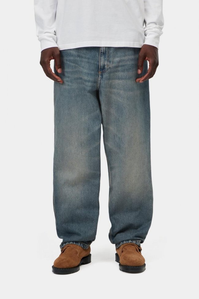 Carhartt Single Knee Pant - Blue, Worn used wash