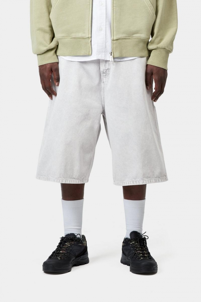 Carhartt OG Single Knee Short - Black, Chalk wash