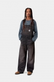 Carhartt Bib Overall Straight - Black, Tobacco used wash Carhartt Bib Overall Straight - Black, Tobacco used wash