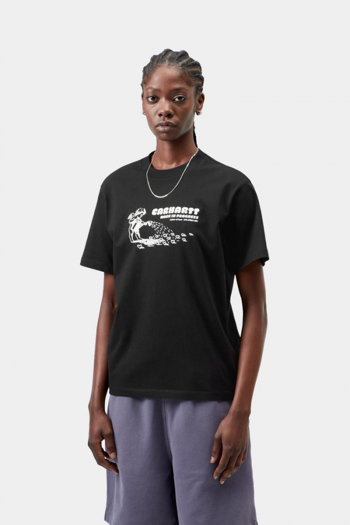 Carhartt S/S Bumper Sticker T-Shirt - Black
