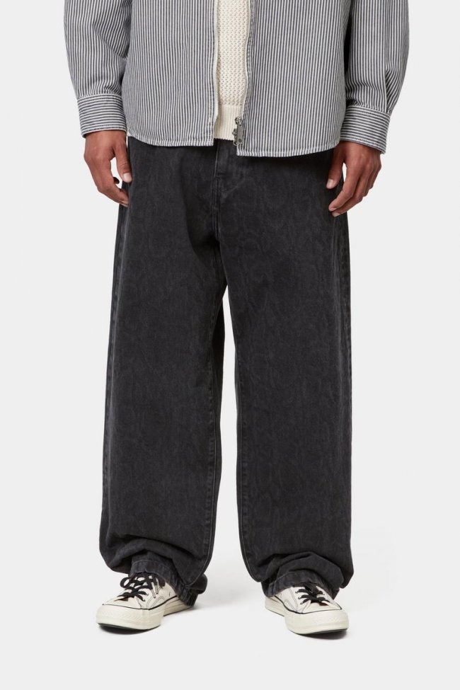 Carhartt Snake Landon Pant - Snake Camo, Black, Heavy stone wash