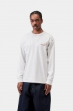 Carhartt L/S American Script T-Shirt - Ash Heather Carhartt L/S American Script T-Shirt - Ash Heather