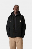 Carhartt Michigan Coat (Summer) - Black / Black, Rinsed