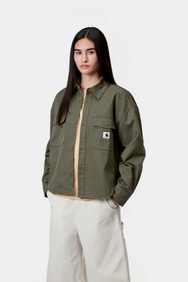 Carhartt Kelly Shirt Jac - Leaf, Rinsed Carhartt Kelly Shirt Jac - Leaf, Rinsed