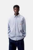 Carhartt L/S Painter Shirt - Blue, Worn used, splatter