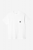 Carhartt S/S Pocket Heart T-Shirt - White / Black Carhartt S/S Pocket Heart T-Shirt - White / Black