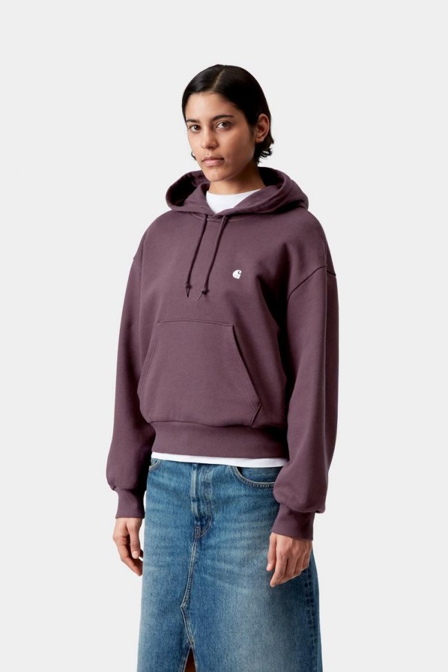Carhartt Hooded Casey Sweatshirt - Cozy Purple / Silver