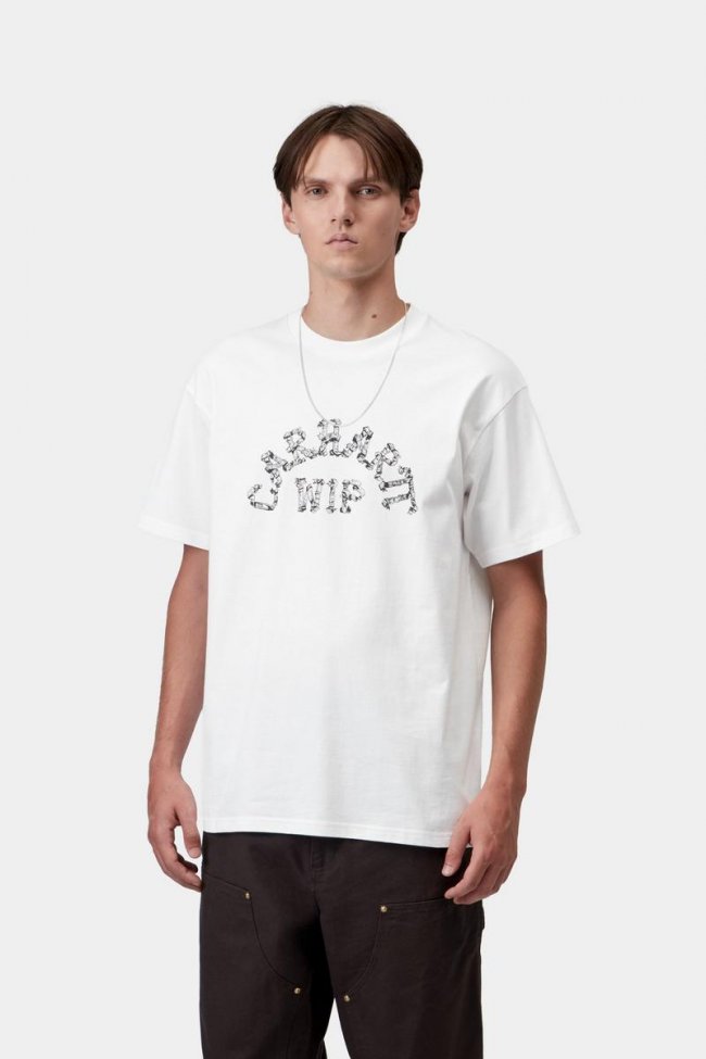 Carhartt S/S Ribbon Script T-Shirt - White