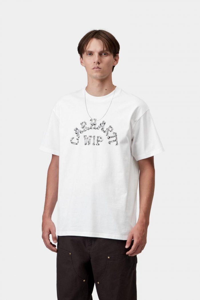 Carhartt S/S Ribbon Script T-Shirt - White