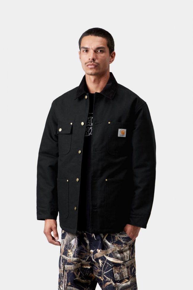 Carhartt OG Chore Coat - Black / Black, Rigid Carhartt OG Chore Coat - Black / Black, Rigid