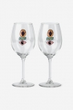 Carhartt Stacked Grapes Wine Glass Set - Clear Carhartt Stacked Grapes Wine Glass Set - Clear