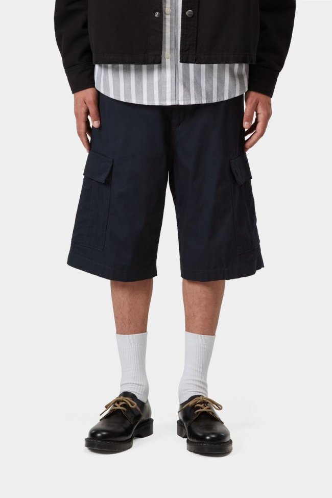 Carhartt Regular Cargo Short - Deep Night, Rinsed