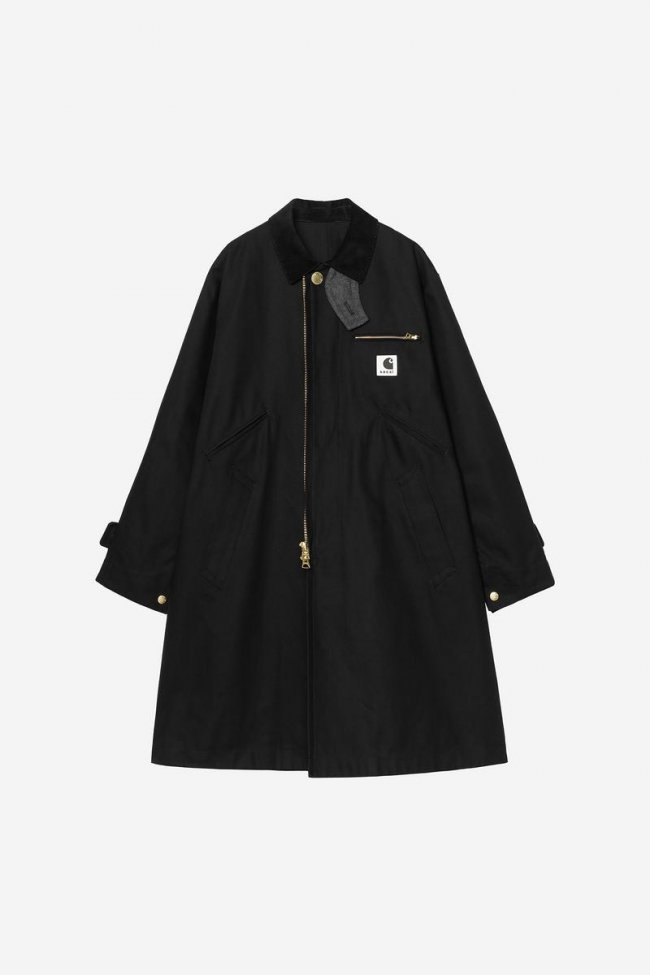 sacai x Carhartt WIP Duck Coat - Sacai Black sacai x Carhartt WIP Duck Coat - Sacai Black
