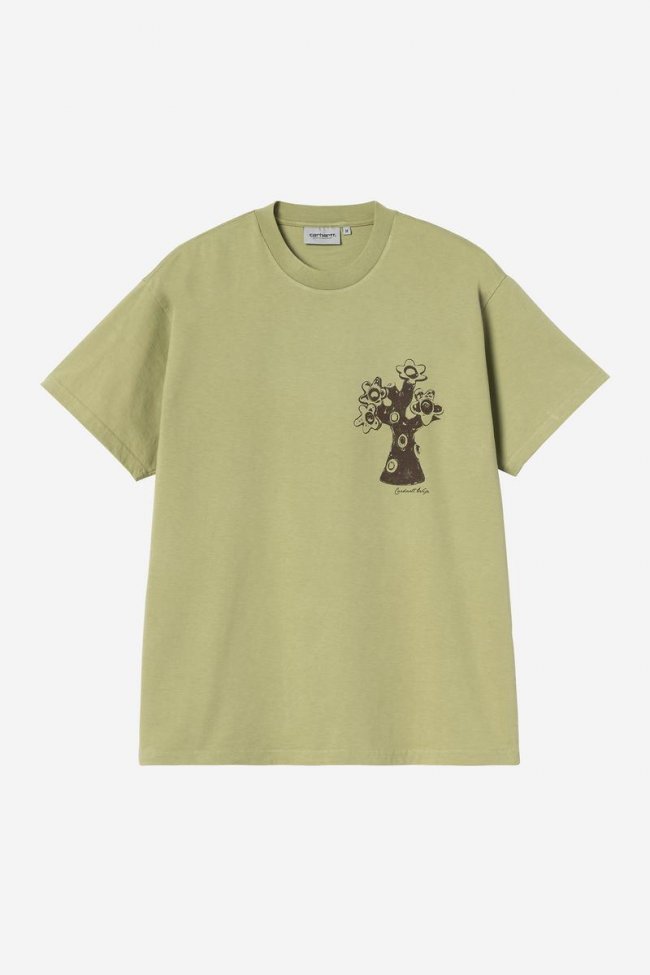 Carhartt S/S Forma T-Shirt - Gentle Green, Heavy stone wash
