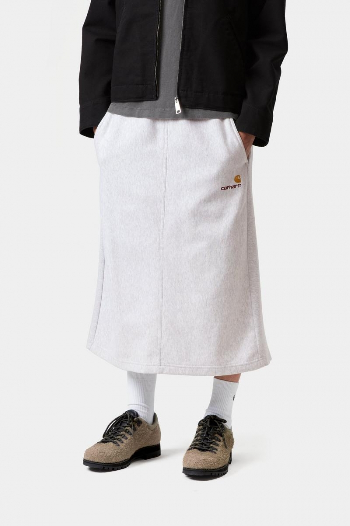 Carhartt American Script Sweat Skirt - Ash Heather