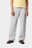 Carhartt Pierce Pant Straight - Black, Chalk wash