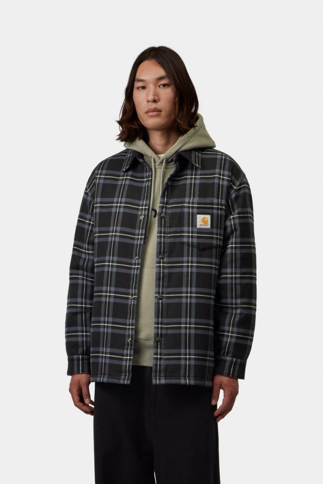 Carhartt Baird Shirt Jac - Baird Check, Black