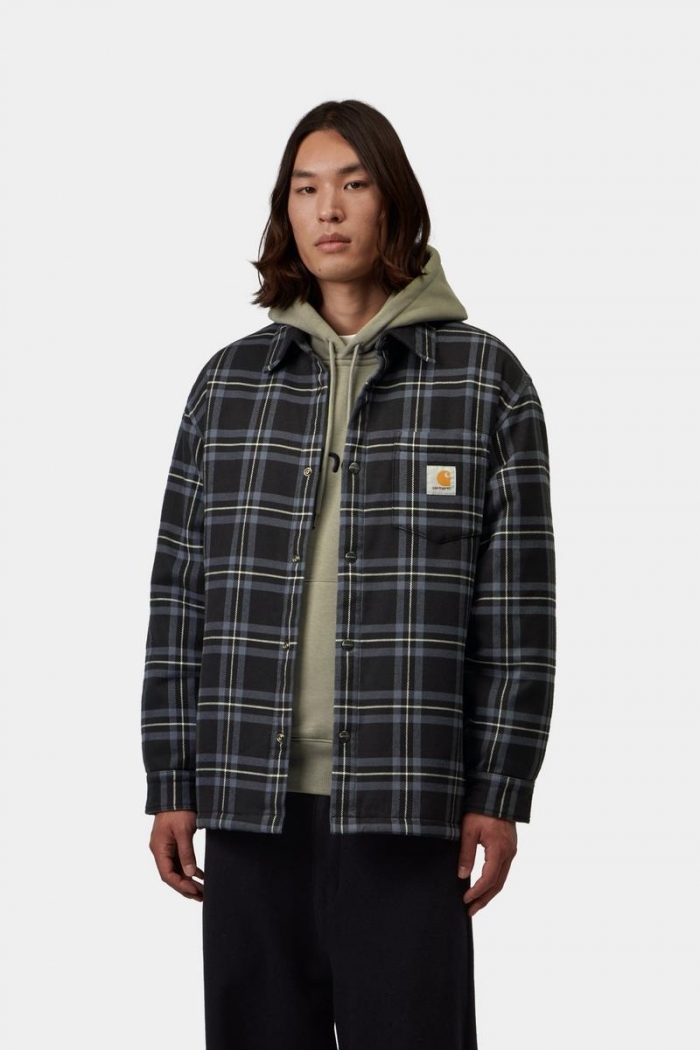 Carhartt Baird Shirt Jac - Baird Check, Black