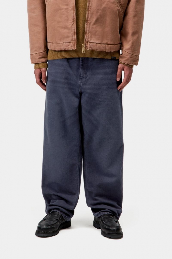 Carhartt Single Knee Pant - Dark Navy, Stone canvas