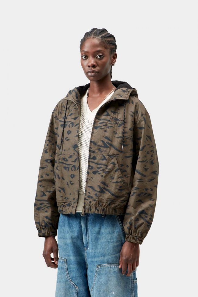 Carhartt Travon Jacket - Duck Feather Print, Cypress / Black Carhartt Travon Jacket - Duck Feather Print, Cypress / Black