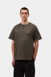 Carhartt S/S Chase T-Shirt - Shungite / Gold Carhartt S/S Chase T-Shirt - Shungite / Gold