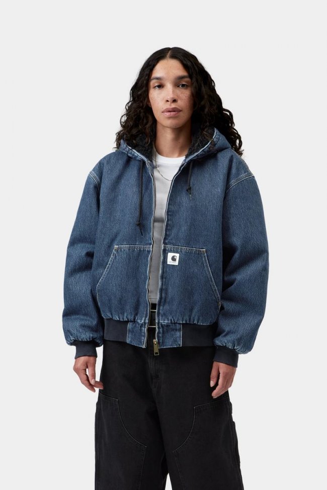 Carhartt OG Active Jacket (Winter) - Blue, Stone washed Carhartt OG Active Jacket (Winter) - Blue, Stone washed