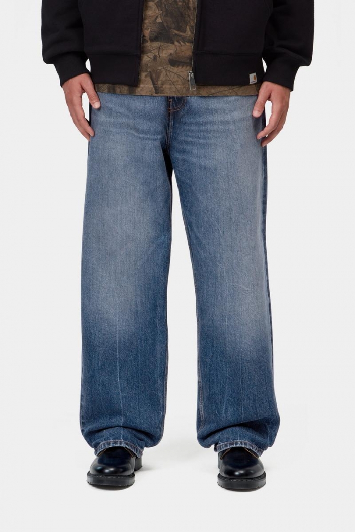 Carhartt Payson Pant - Blue, Marble used wash