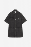 Carhartt Rylan Dress - Rylan Stripe, Black, Stone washed Carhartt Rylan Dress - Rylan Stripe, Black, Stone washed