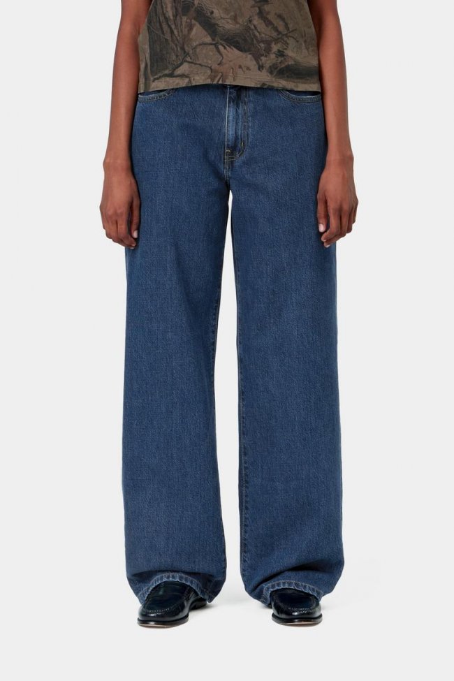 Carhartt Lavine Pant - Blue, Heavy stone wash