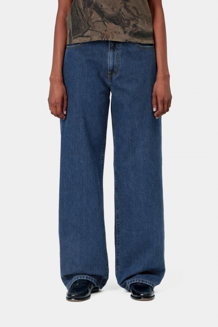 Carhartt Lavine Pant - Blue, Heavy stone wash