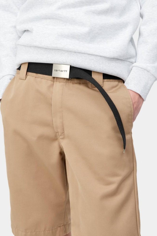 Carhartt Clip Belt Chrome - Black