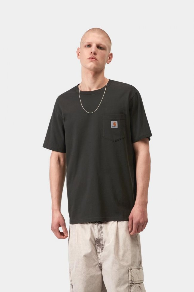 Carhartt S/S Pocket T-Shirt - Oxide Green