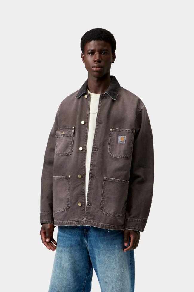 Carhartt OG Chore Coat - Tobacco / Tobacco, Destroy wash