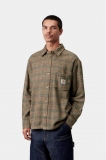 Carhartt L/S Bagley Shirt - Bagley Check, Hamilton Brown Carhartt L/S Bagley Shirt - Bagley Check, Hamilton Brown