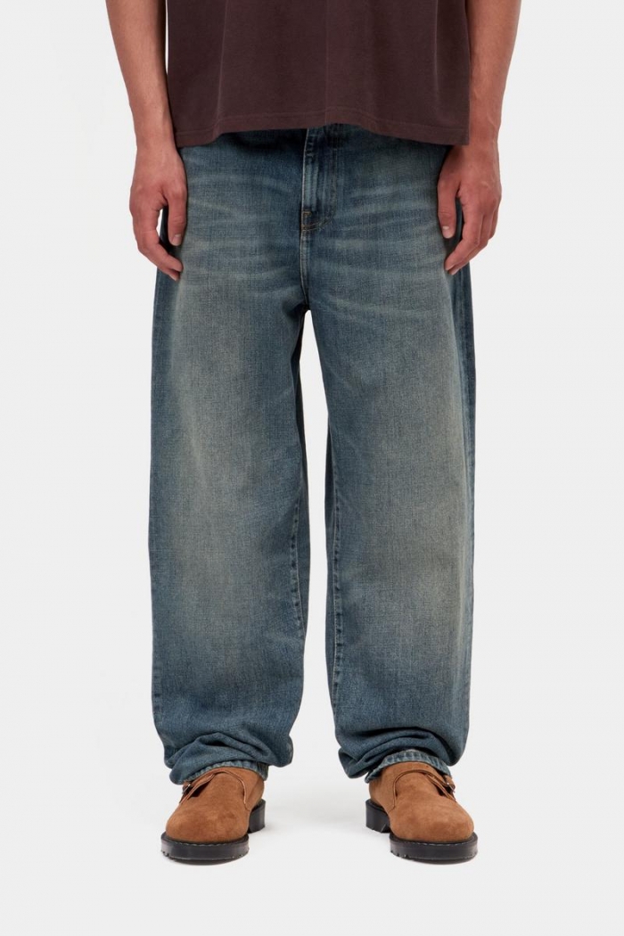 Carhartt Aaron Pant - Blue, Worn used wash