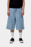 Carhartt Snake Nixon Double Knee Short - Snake Camo, Blue, Bleached Carhartt Snake Nixon Double Knee Short - Snake Camo, Blue, Bleached