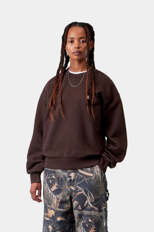 Carhartt Casey Sweatshirt - Palisander / Silver