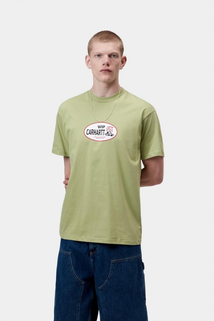Carhartt S/S Harlequin BBQ T-Shirt - Gentle Green