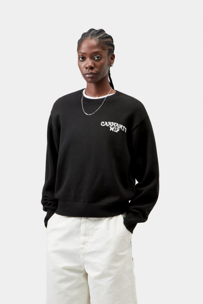 Carhartt Hugging Cats Sweater - Black / Wax Carhartt Hugging Cats Sweater - Black / Wax
