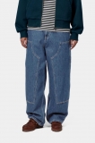 Carhartt Brandon Double Knee Pant - Blue, Stone washed Carhartt Brandon Double Knee Pant - Blue, Stone washed
